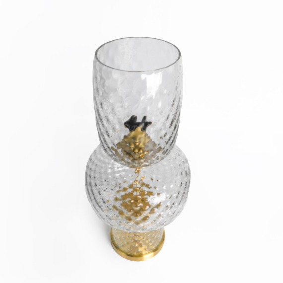 Abajur Francês Indochine Transparente M