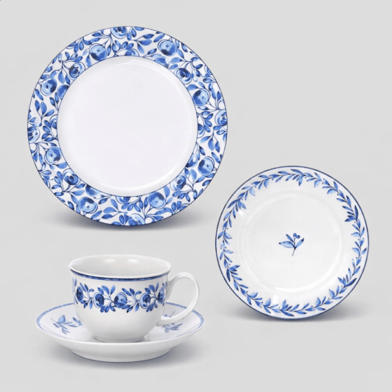 Aparelho de Jantar Amalfi Matisse Casa 18 Peças