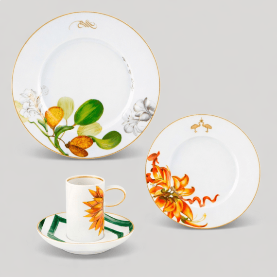 Aparelho de Jantar Amazônia Vista Alegre 18 Peças