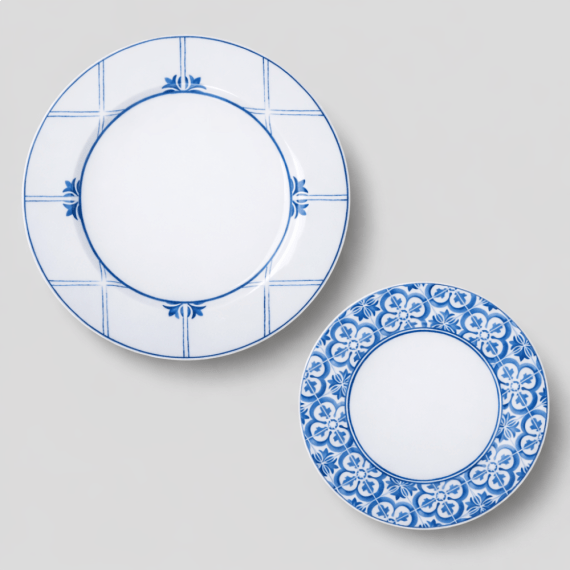 Aparelho de Jantar Azulejos Matisse Casa 12 Peças