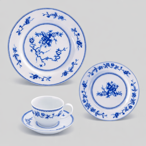 Aparelho de Jantar Blue Macau 18 Peças