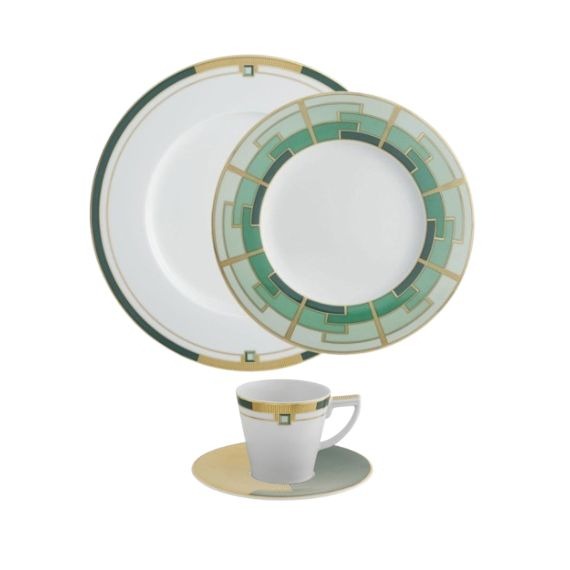 Aparelho de Jantar Emerald Vista Alegre 18 Peças