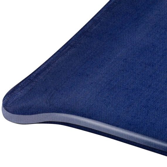 Bandeja Platex Linho Azul Escuro 37x28cm Acrílico