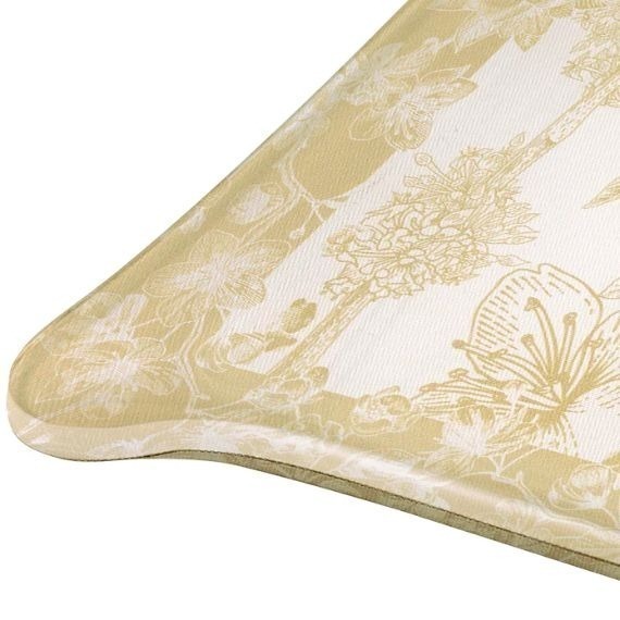 Bandeja Platex Arabela Bege 46x36cm Acrílico