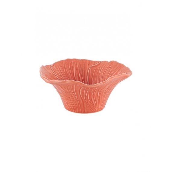 Bowl Individual Alcea Laranja Maria Flor Bordallo Pinheiro