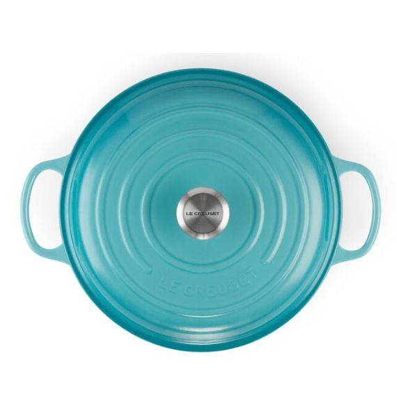 Caçarola Buffet Signature Azul Caribe n°30 Le Creuset