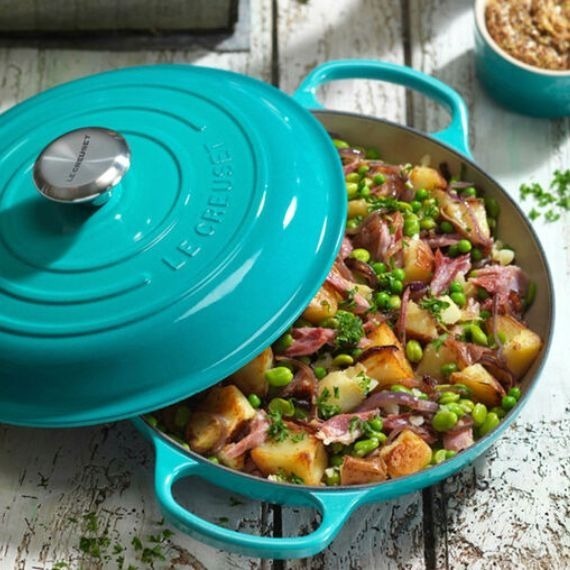 Caçarola Buffet Signature Azul Caribe n°30 Le Creuset