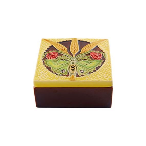 Caixa Borboletas Bordallo Pinheiro