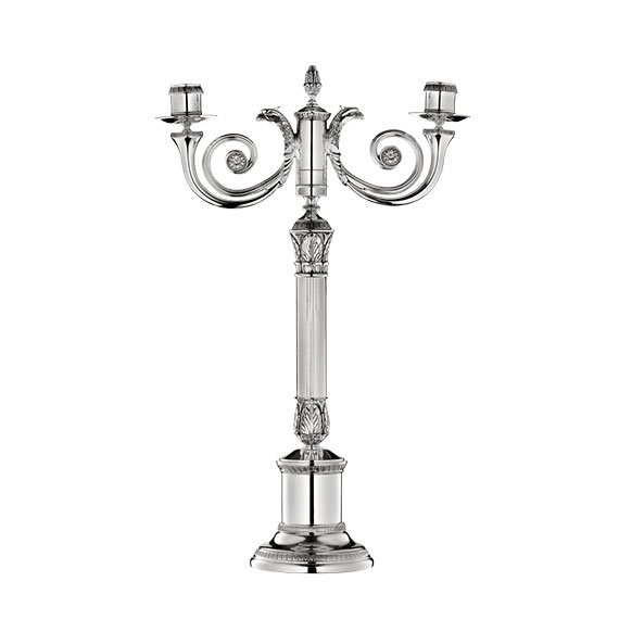 Candelabro Malmaison Christofle Prata