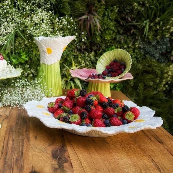 Centro de Mesa Margarida Maria Flor Bordallo Pinheiro