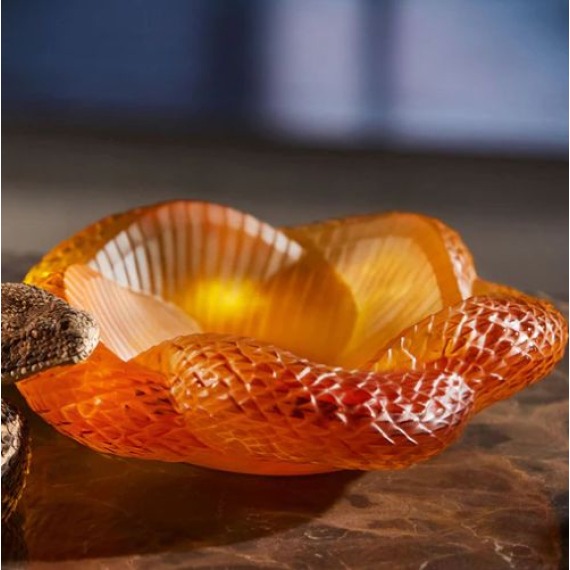 Centro Lalique Serpente Âmbar
