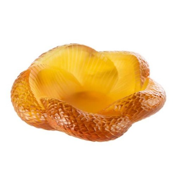 Centro Serpente Lalique Amber