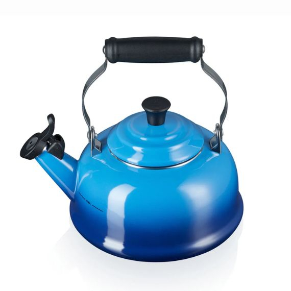 Chaleira com Apito Azul Le Creuset