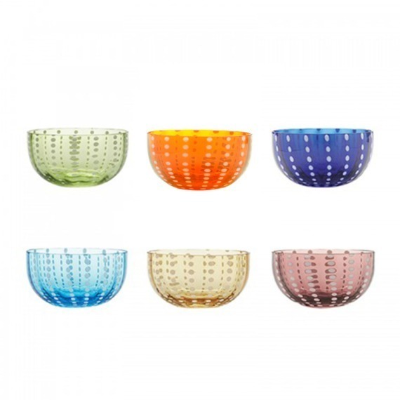 Conjunto Bowls Perle Zafferano Colorido 6 Peças