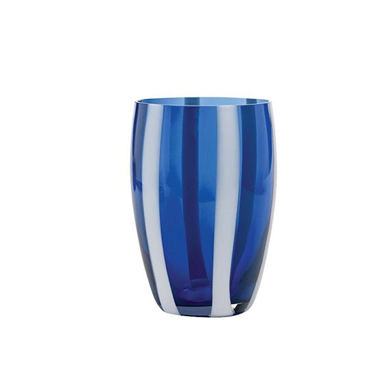Copo Listras Azul Zafferano