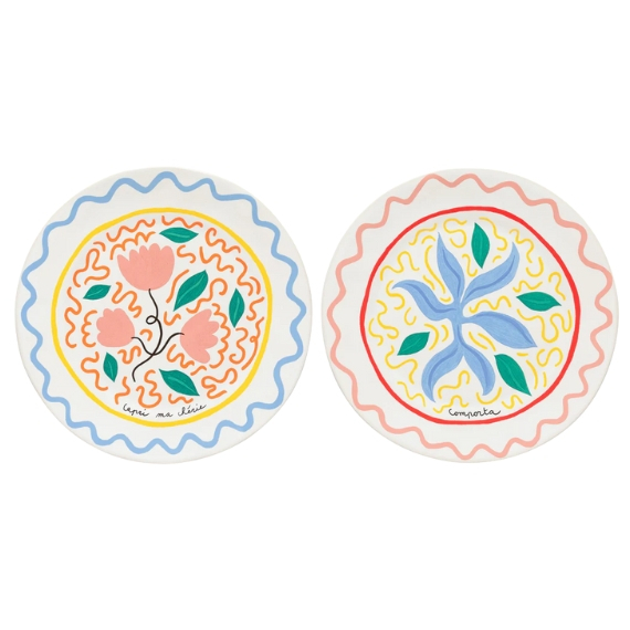 Conjunto 2 Pratos Raso Summer Bliss Costa Nova