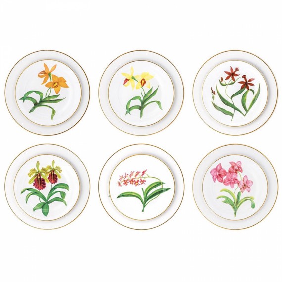 Prato Sobremesa Orquídeas Matisse Casa 