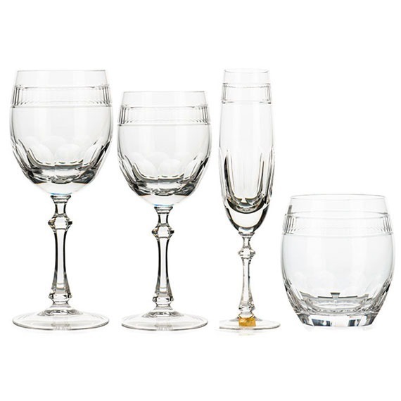 Conjunto Sublime Cristal Mozart 24 peças
