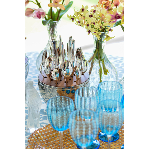 Conjunto Taças Perle Turquesa Zafferano 6 Peças