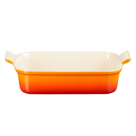 Conjunto Travessas Retangulares Heritage Laranja Le Creuset 3 peças