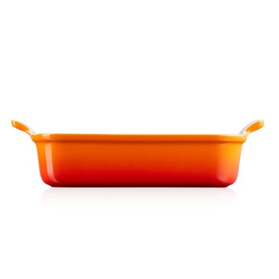 Conjunto Travessas Retangulares Heritage Laranja Le Creuset 3 peças