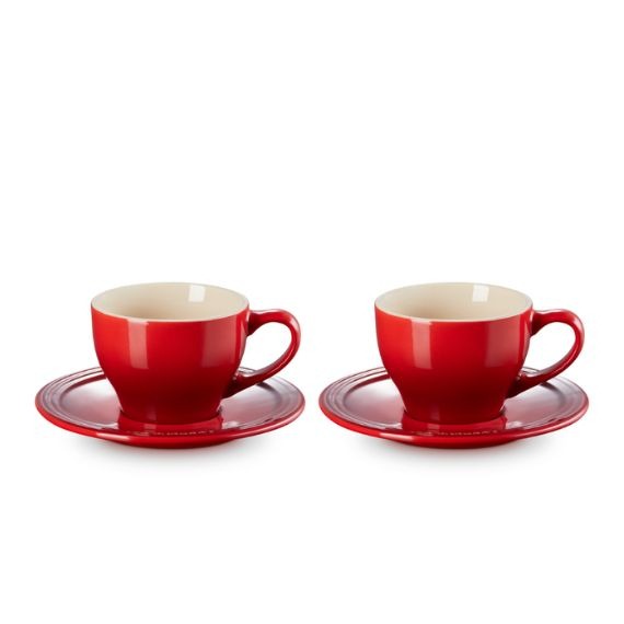 Conjunto Xícaras Cappuccino Vermelho Le Creuset 2 peças