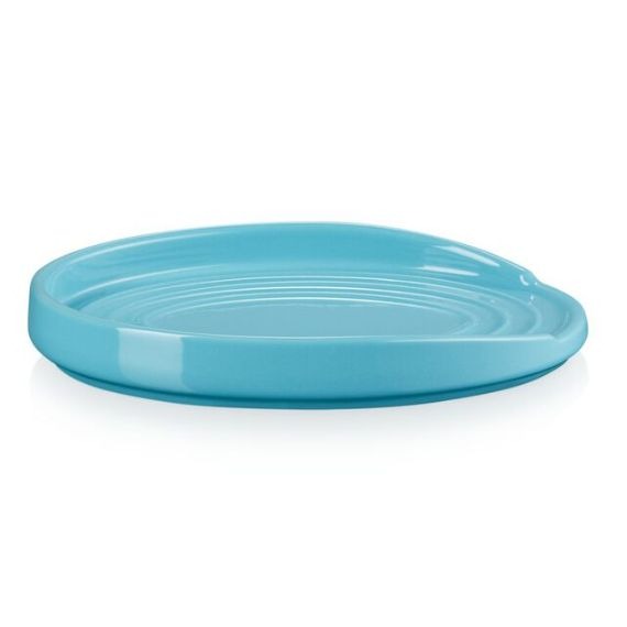 Descanso Oval para Colher Azul Caribe Le Creuset