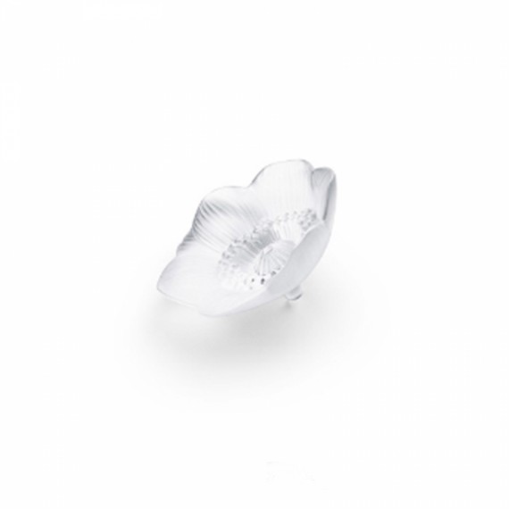 Escultura Lalique Anêmona Transparente P