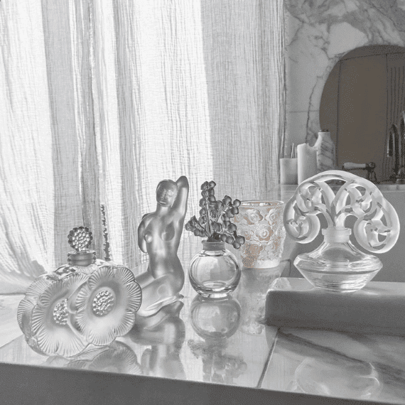 Frasco de Perfume Lalique 2 Fleurs 
