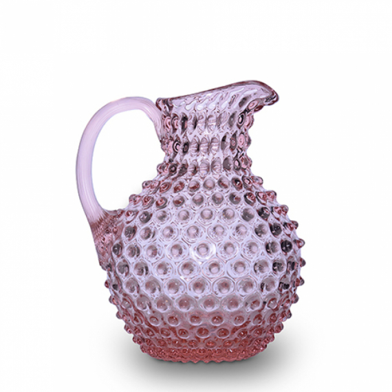 Jarra Abacaxi Cristal Rosa 2L