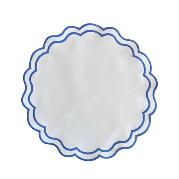 Jogo Americano Dalia Azul