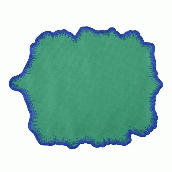 Jogo Americano Impermeável Bananeira Verde com Azul