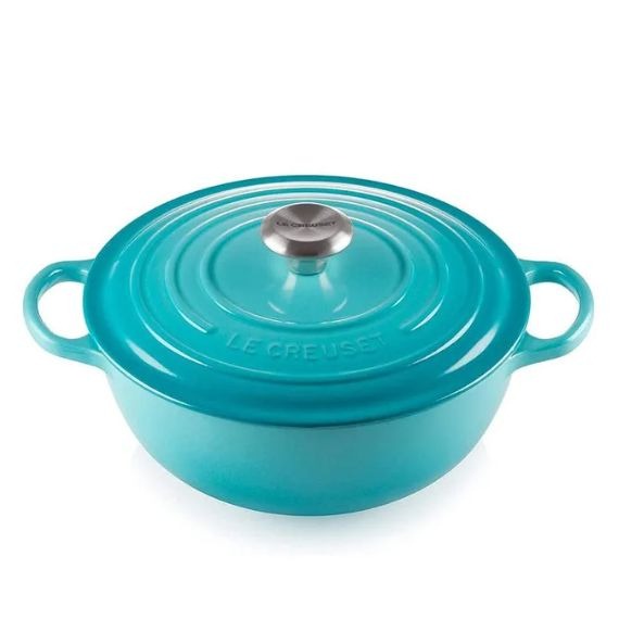 Panela Marmita Azul Caribe n°26 Le Creuset