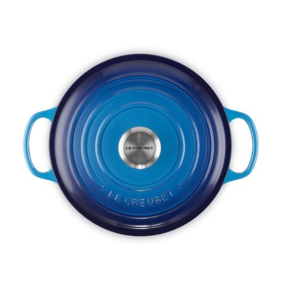 Panela Redonda Funda Signature Azul n°24 Le Creuset