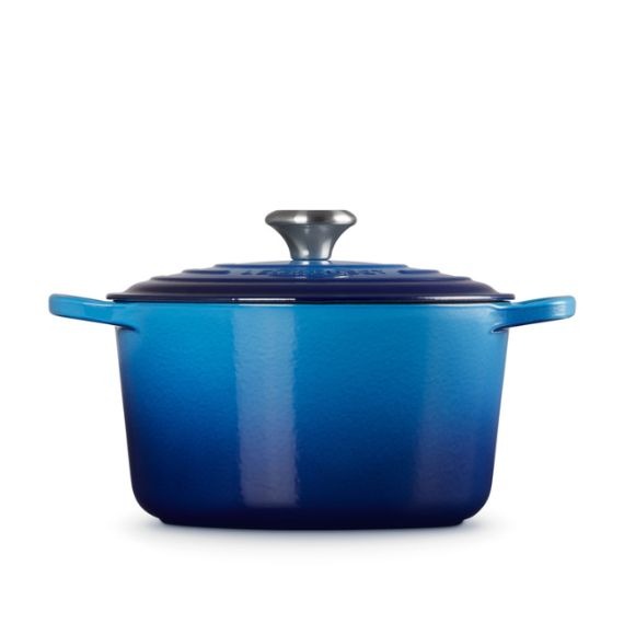 Panela Redonda Funda Signature Azul n°24 Le Creuset
