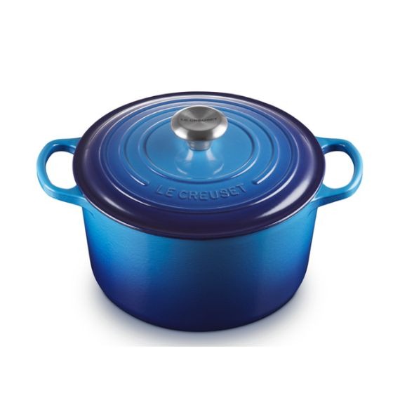 Panela Redonda Funda Signature Azul n°24 Le Creuset