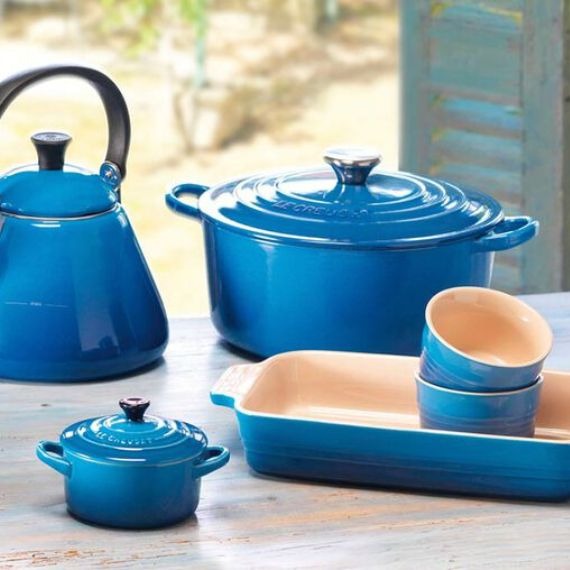 Panela Redonda Signature Azul Marseille n°20 Le Creuset