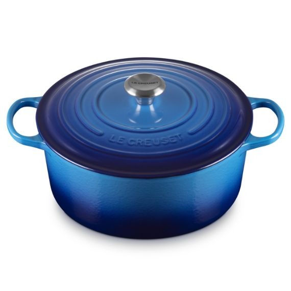 Panela Redonda Signature Azul n°30 Le Creuset