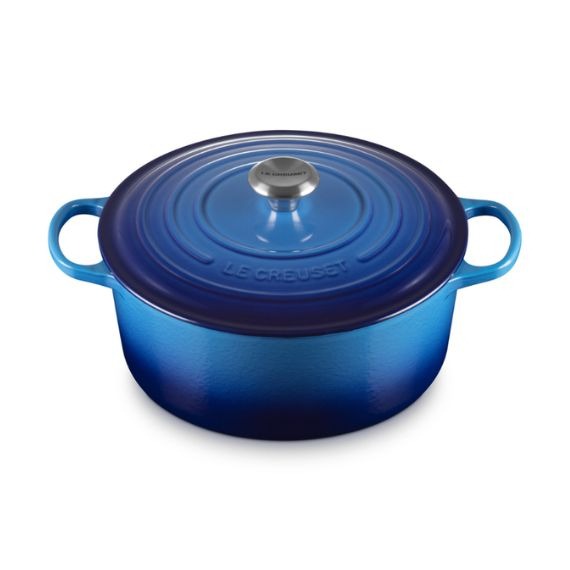 Panela Redonda Signature Azul n°22 Le Creuset