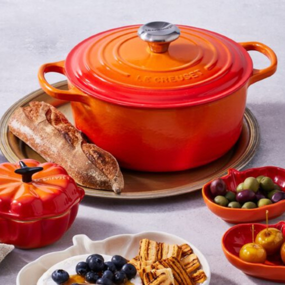 Panela Redonda Signature Laranja n°34 Le Creuset