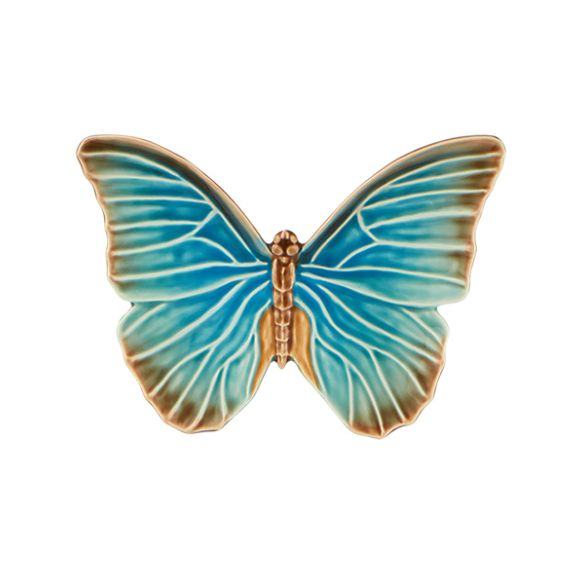 Prato Decorativo M Cloudy Butterflies Bordallo Pinheiro