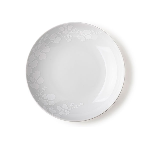 Prato Fundo Relevo Flores Casa Alegre