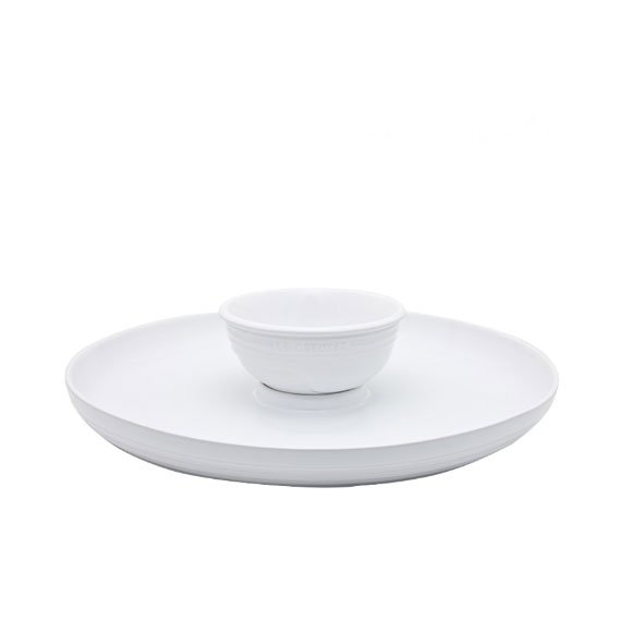 Prato para Aperitivo Branco Le Creuset