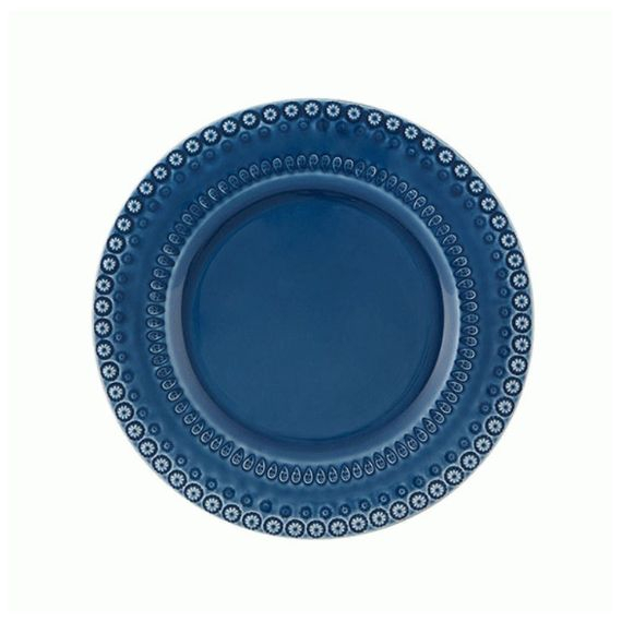 Prato Raso Fantasia Azul Bordallo Pinheiro
