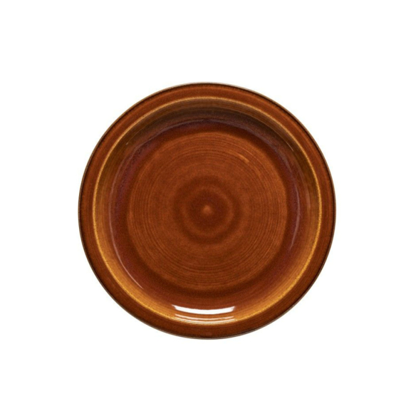 Prato de Sobremesa Poterie Costa Nova Marrom