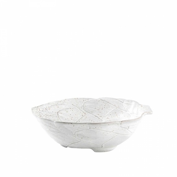 Saladeira Alcachofra Branca M Bordallo Pinheiro