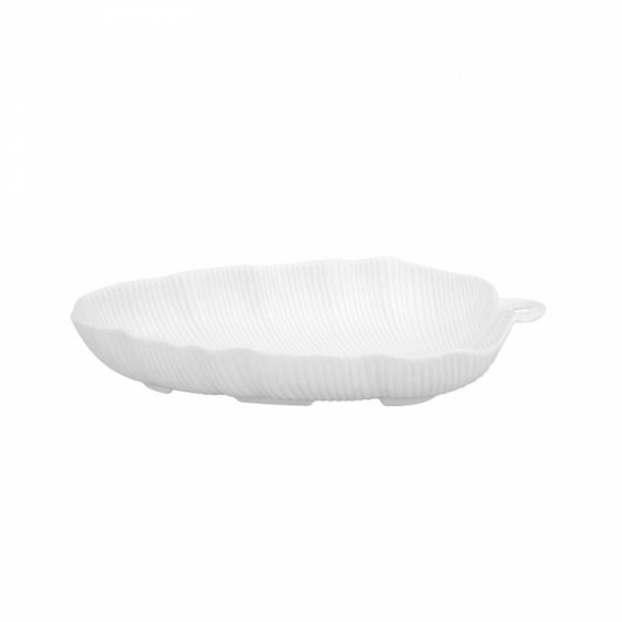 Saladeira Folha de Bananeira Branca M Bordallo Pinheiro