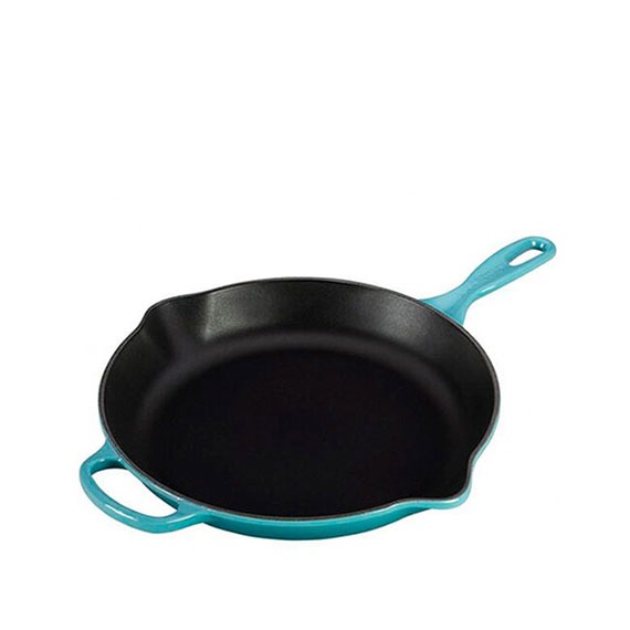 Skillet Redonda com Alça Signature Azul Caribe 23cm Le Creuset