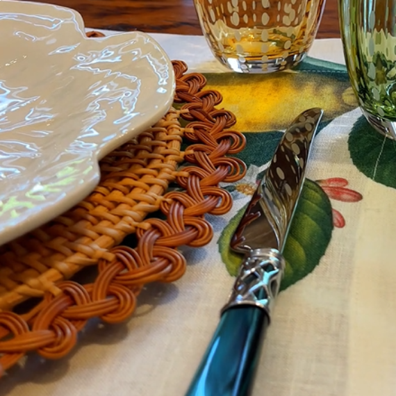 Sousplat Rattan Lótus