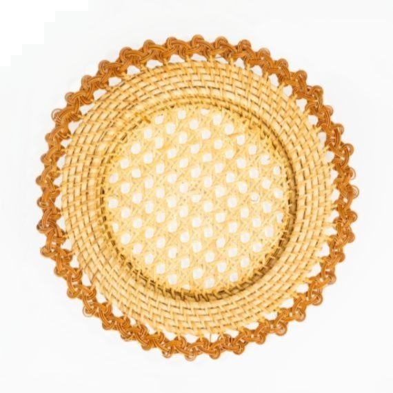 Sousplat Rattan Lótus
